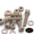 5x Natural PEEK Socket Head Screws & Bolts M4 x 20mm, Nuts & Washers