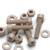 5x Natural PEEK Socket Head Screws & Bolts M4 x 20mm, Nuts & Washers