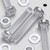 60x Clear Acrylic Pan Head Plastic Screws & Bolts M6 x 40mm, Nuts & Washers