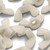 50x Natural Nylon Plastic Butterfly Wing Nuts M8, Thumb Nuts