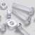 20x Clear Acrylic Pan Head Plastic Screws & Bolts M4 x 20mm, Nuts & Washers