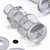20x Clear Acrylic Pan Head Plastic Screws & Bolts M4 x 20mm, Nuts & Washers