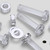 60x Clear Acrylic Pan Head Plastic Screws & Bolts M4 x 20mm, Nuts & Washers