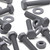 50x Grey PVC, Hex Head, M4 x 20mm, Plastic Bolts, Nuts & Washers, UPVC
