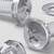 30x Clear Acrylic Pan Head Screws, Nuts & Washers M8x40mm