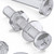 60x Clear Acrylic Pan Head Plastic Screws & Bolts M3 x 20 mm, Nuts & Washers