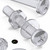 60x Clear Acrylic Pan Head Plastic Screws & Bolts M3 x 20mm, Nuts & Washers