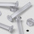 50x Clear Acrylic, Countersunk Cross Head, M3 x 20 mm, Plastic, Bolts, Nuts & Washers - Screws