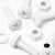 50x White PP Pan Head Plastic Screws & Bolts M6 x 20mm, Nuts & Washers