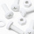 50x White PP Pan Head Plastic Screws & Bolts M6 x 20mm, Nuts & Washers