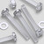 60x Clear Acrylic Pan Head Screws, Nuts & Washers M5x40mm