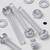 60x Clear Acrylic Pan Head Screws, Nuts & Washers M5 x 40 mm