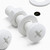 50x White PP Pan Head Plastic Screws & Bolts M4 x 20mm, Nuts & Washers