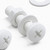50x White PP Pan Head Plastic Screws & Bolts M4 x 20mm, Nuts & Washers