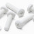 50x White PP Pan Head Plastic Screws & Bolts M4 x 20mm, Nuts & Washers