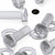 20x Clear Acrylic Pan Head Cross Screws & Bolts M12 x 40mm, Nuts & Washers