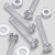 50x Clear Acrylic Pan Head Screws, Nuts & Washers M2 x 16 mm