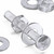 50x Clear Acrylic Pan Head Screws, Nuts & Washers M2 x 16 mm