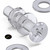 50x Clear Acrylic, Countersunk Cross Head, M4 x 20mm, Plastic, Bolts, Nuts & Washers - Screws
