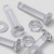 50x Clear Acrylic, Countersunk Cross Head, M4 x 20 mm, Plastic, Bolts, Nuts & Washers - Screws