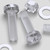 20x Clear Acrylic Pan Head Screws, Nuts & Washers M10 x 40 mm