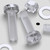 20x Clear Acrylic Pan Head Screws, Nuts & Washers M10x40mm