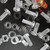 10x Transparent Clear Plastic Acrylic M8 x 20mm Nuts & Bolts, Acrylic Screws