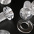 10x Clear Acrylic Pan Head Plastic Screws & Bolts M8 x 20mm, Nuts & Washers