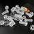 10x Clear Acrylic Pan Head Plastic Screws & Bolts M8 x 20mm, Nuts & Washers