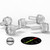 20x Clear Plastic Acrylic Thumbscrews, M3 x 10mm, slotted + knurled