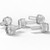 20x Clear Plastic Acrylic Thumbscrews, M3 x 10mm, slotted + knurled