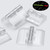 5x Clear Acrylic Piano Hinges, 25mm