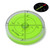 Acrylic, Large Spirit Bubble Level, 60mm Diameter - Green Liquid