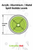 Acrylic, Large Spirit Bubble Level, 60mm Diameter - Green aqueous