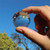 2x 40mm Clear Acrylic Spheres, Solid Polished Balls + Storage Pouch