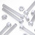 30x Clear, Plastic, Acrylic, Hex Head, M6 x 50mm, Plastic Bolts, Nuts & Washers - Screws