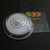 Acrylic Flanged 63mm Diameter Bullseye Spirit Bubble Level, Round, Clear