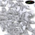 20x Clear Acrylic Plastic Butterfly Wing Nuts M8, Thumb Nuts