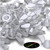 20x Clear Acrylic Plastic Butterfly Wing Nuts M8, Thumb Nuts