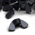 20x Black, Nylon Plastic, M8 Butterfly, Wing Nuts