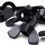 20x Black, Nylon Plastic, M8 Butterfly, Wing Nuts
