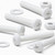 20x White Pan Head, (PP), M3 x 20 mm, Plastic Bolts, Nuts & Washers - Screws