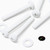 20x White Pan Head, (PP), M3 x 20 mm, Plastic Bolts, Nuts & Washers - Screws