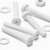 20x White PP Pan Head Plastic Screws & Bolts M3 x 20mm, Nuts & Washers