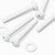20x White PP Pan Head Plastic Screws & Bolts M3 x 20mm, Nuts & Washers