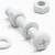 20x White PP Pan Head Plastic Screws & Bolts M6 x 40mm, Nuts & Washers
