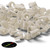 20x Natural Nylon Plastic Butterfly Wing Nuts M5, Thumb Nuts