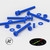 20x Blue Pan Head, (PP), M6 x 60mm, Plastic Bolts, Nuts & Washers - Screws 20x Blue Pan Head, (PP), M6 x 60mm, Plastic Bolts, Nuts & Washers - Screws