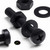 20x Black Pan Head, (PP), M3 x 20 mm, Plastic Bolts, Nuts & Washers - Screws