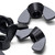20x Black, Nylon Plastic, M6 Butterfly, Wing Nuts